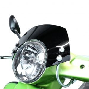 Tuulilasi, Moto Nostra, kromattu/musta, Vespa GT, GTL ja GTS