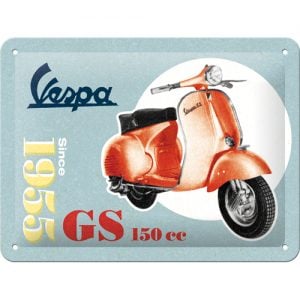 Vespa GS 150 since 1955, kyltti 15x20 cm