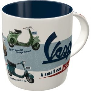 Vespa "A small car on two wheels", posliinimuki