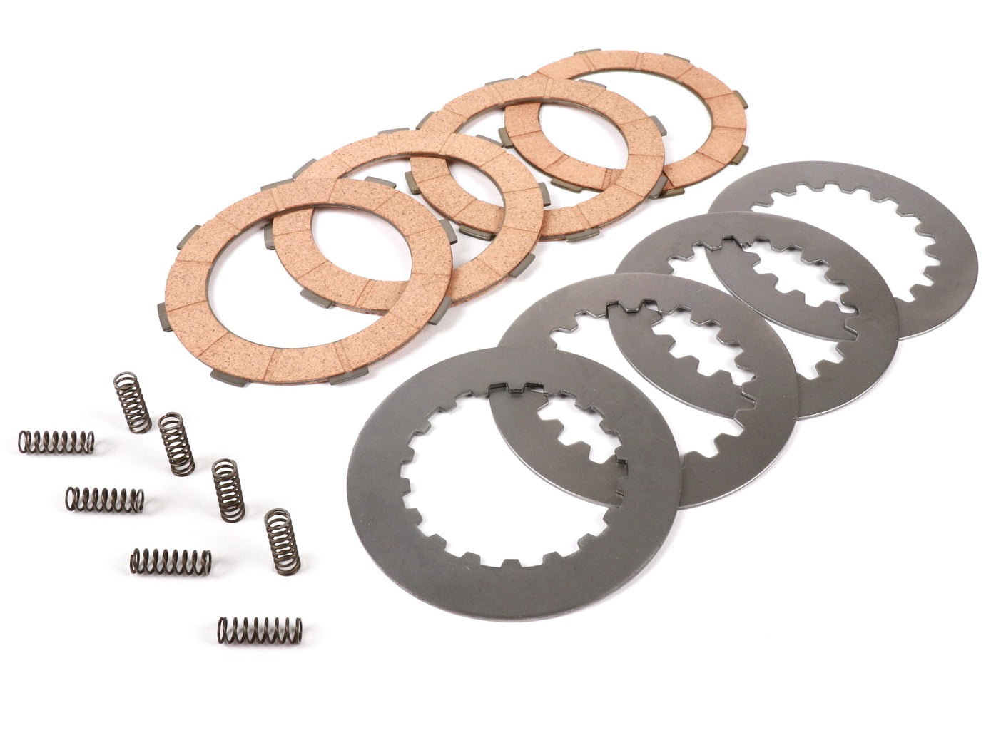 Kytkinlevysarja Ferodo Standard, Vespa Cosa2 ja PX <img class="alignright size-full wp-image-25515" src="https://staging.italialaiset.fi/wp-content/uploads/2020/05/image-1.png" alt="" width="145" height="35" />Kytkinlevysarja Ferodo Standard, sopii vakiokytkimeen malleihin Vespa Cosa2/FL (1992-> ja PX (1995->). Myös Superstrong, Scooter & Service, MMW, Ultrastrong kytkimiin - 4 levyinen. Sisältää myös 8 kytkimen jousta. <div class="product--info"> <div class="product--supplier"></div> <div class="product--rating-container"></div> </div> Kytkinlevysarja Ferodo Standard, Vespa Cosa2 ja PX
