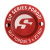 Nappamutterin suoja 12", punainen SIP Pordoi, Vespa GTS, GTV ja GT