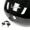 Takaboxi Piaggio 32l, musta 98/A Black Cosmo, Vespa Primavera ja Sprint