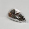 Vilkku taakse vasen, Vespa S, LX ja LXV <a href="https://staging.italialaiset.fi/wp-content/uploads/2019/08/image-14.png"><img class="alignright size-full wp-image-15883" src="https://staging.italialaiset.fi/wp-content/uploads/2019/08/image-14.png" alt="Piaggio logo" width="145" height="45" /></a>Vilkku taakse vasen, sopii Vespa malleihin S, LX ja LXV. Sopii ajosuunnassa vasemmalle puolelle. E-hyväksytty. Alkuperäinen Paiggio varaosa. Polttimon kanta BA15s, ei sisällä poltinta. Vilkku taakse vasen, Vespa S, LX ja LXV