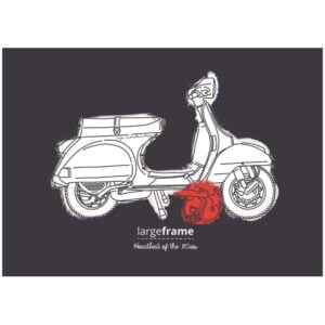 Postikortti SIP, "Vespa PX – Heartbeat of the 80s"