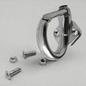 Kassikoukku alumiinia, Vespa V50, V90, PV, ET3, PK, PX, T5, Rally, Sprint, GT, GTR, SS180, GL, Super, GS160, GS 150, VNA, VNB, VBA ja VBB