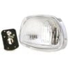 Ajovaloumpio Elma, Vespa 125GT, 150 GL, Sprint ja 180SS Ajovaloumpio Elma, Vespa 125GT, 150 GL, Sprint ja 180SS malleihin. <ul> <li>koko 95 x 150 mm</li> <li>aito lasi</li> <li>ajovalopolttimon kanta BA20d</li> <li>parkkipolttimon kanta Ba15s</li> <li>mukana kehys</li> <li>hyväksymismerkinnät</li> </ul> Ajovaloumpio Elma, Vespa 125GT, 150 GL, Sprint ja 180SS