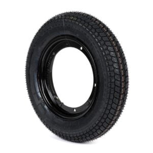 BGM Classic 3.50 - 10" TT 59P rengas mustalla vanteella, Vespa PX, Sprint, Rally