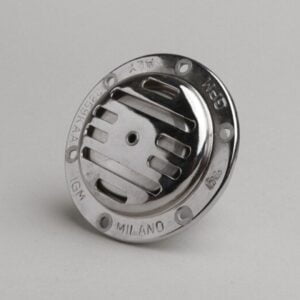 Äänimerkki 6V AC Ø=75mm kromattu, Vespa