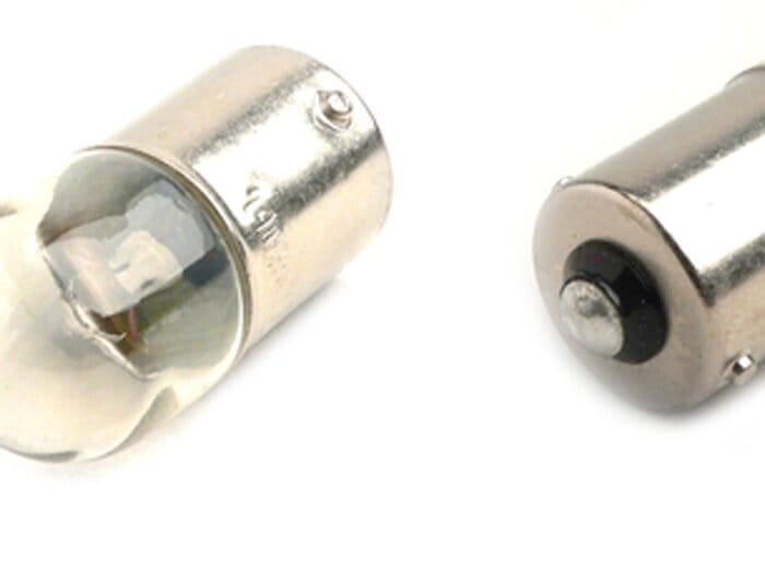 BA15s Polttimot 12 V 10 W, 2 kpl